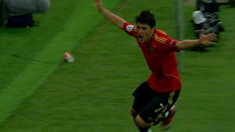 Spain striker David Villa