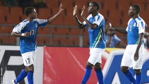 Tanzania national team in 2010
