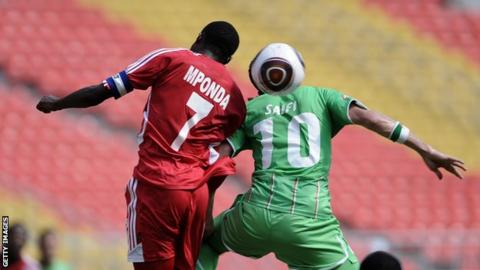 Peter Mponda in action for Malawi in 2010