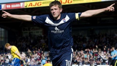 Ross County captain Richard Brittain