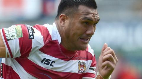 Wigan Warriors prop Jeff Lima