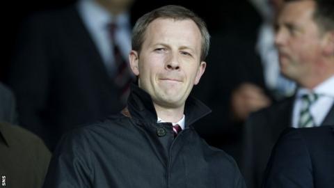 Hearts director Sergejus Fedotovas