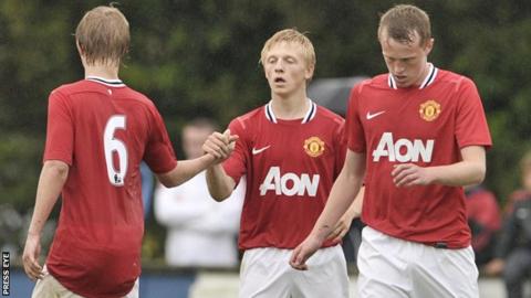 Manchester United in action in last year's Premier tournament