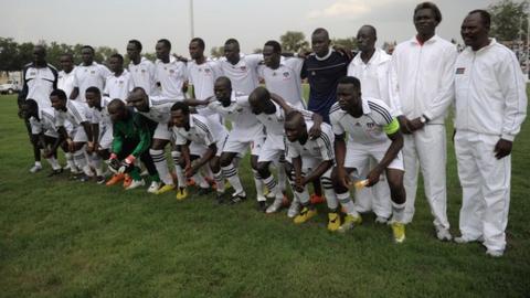South Sudan's football team