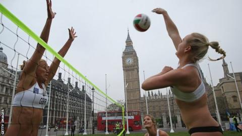 Beach volleyball tickets remain unsold