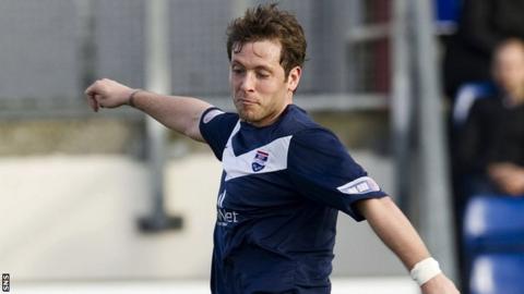 Ross County midfielder Paul Lawson