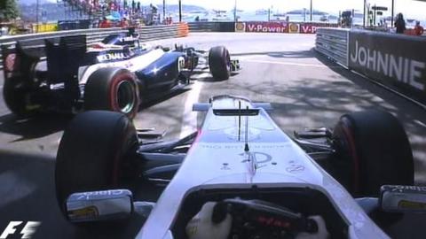 Pastor Maldonado and Sergio Perez