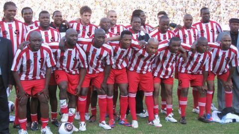 Africa's top talent turn out for Benjani Mwaruwari.