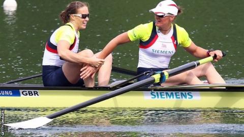 Helen Glover and Heather Stanning