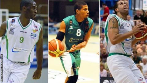 Jeremy Bell (left), Lehmon Colbert (centre) and Paul Williams