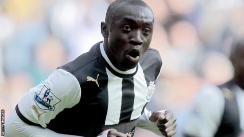 Newcastle striker Papiss Cisse's