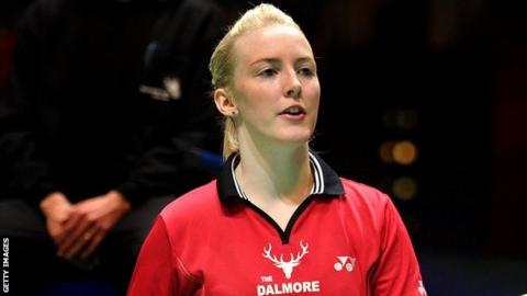 Scottish badminton player Imogen Bankier