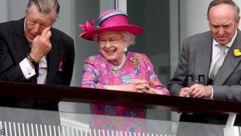 The Queen on Derby Day in 2008