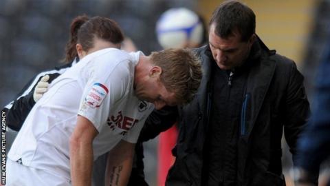 Garry Monk and Brendan Rodgers