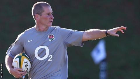 Stuart Lancaster taking England training in South Africa
