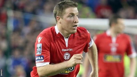 Shelbourne striker Philip Hughes