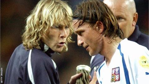 Pavel Nedved and Vladimir Smicer