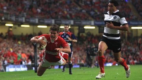 Harry Robinson scores for Wales