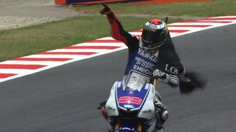 Jorge Lorenzo wins Catalunya MotoGP
