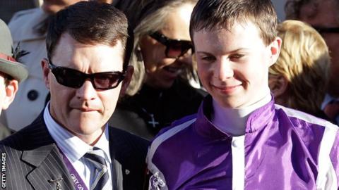 Aidan O'Brien and son Joseph O'Brien