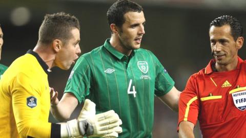 Shay Given and John O'Shea