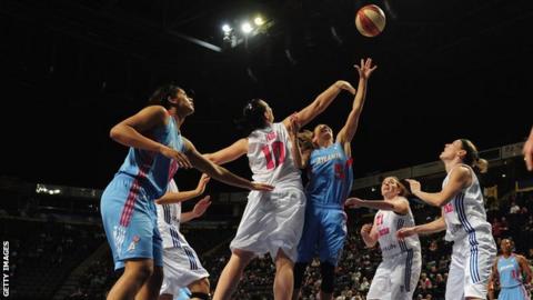 Great Britain take on Atlanta Dream in 2011