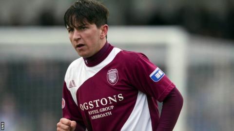 Josh Falkingham has signed a two-year contract with Dunfermline