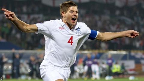 England captain Steven Gerrard