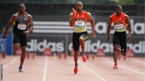 Tyson Gay in New York