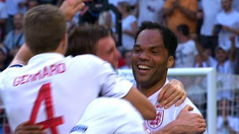 Joleon Lescott gives England the lead