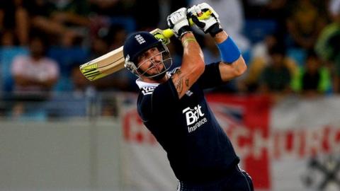 Kevin Pietersen playing Twenty20 for England