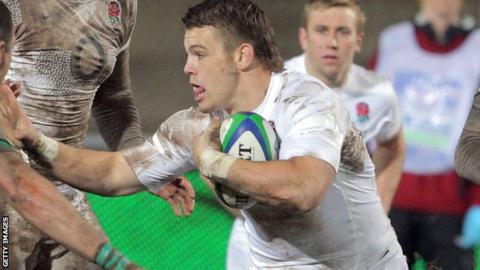 Luke Cowan-Dickie in action for England at the 2012 Junior World Cup