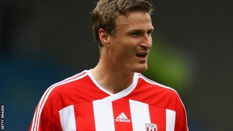 Stoke City defender Robert Huth