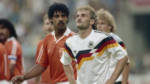Rudi Voller and Frank Rijkaard