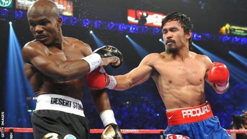 Timothy Bradley and Manny Pacquiao