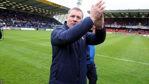Rangers boss Ally McCoist