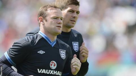 Wayne Rooney and Steven Gerrard