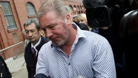 Rangers manager Ally McCoist