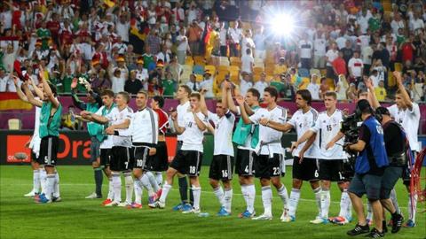 Germany celebrate their win