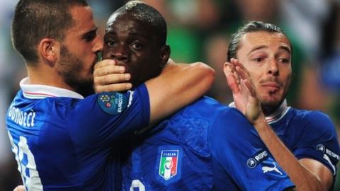 Italy striker Mario Balotelli