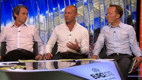 Alan Hansen, Alan Shearer and Lee Dixon