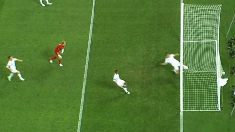 John Terry clears the ball
