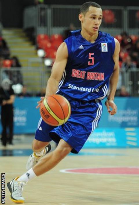 Andrew Lawrence of Team GB basketball