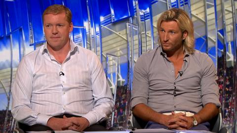 Steve Staunton and Robbie Savage