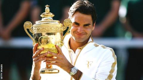 Roger Federer wins Wimbledon in 2009