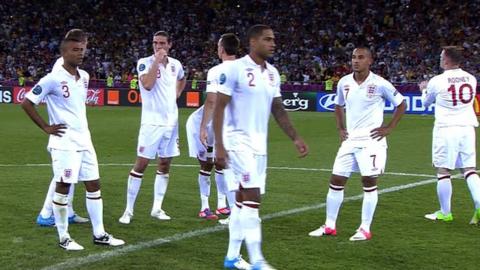 England 0-0 Italy (2-4 pens)