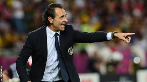 Italy manager Cesare Prandelli