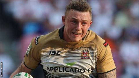 Wigan Warriors winger Josh Charnley