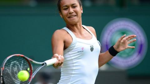 Britain's Heather Watson
