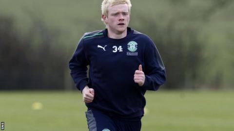 Hibs defender Scott Smith